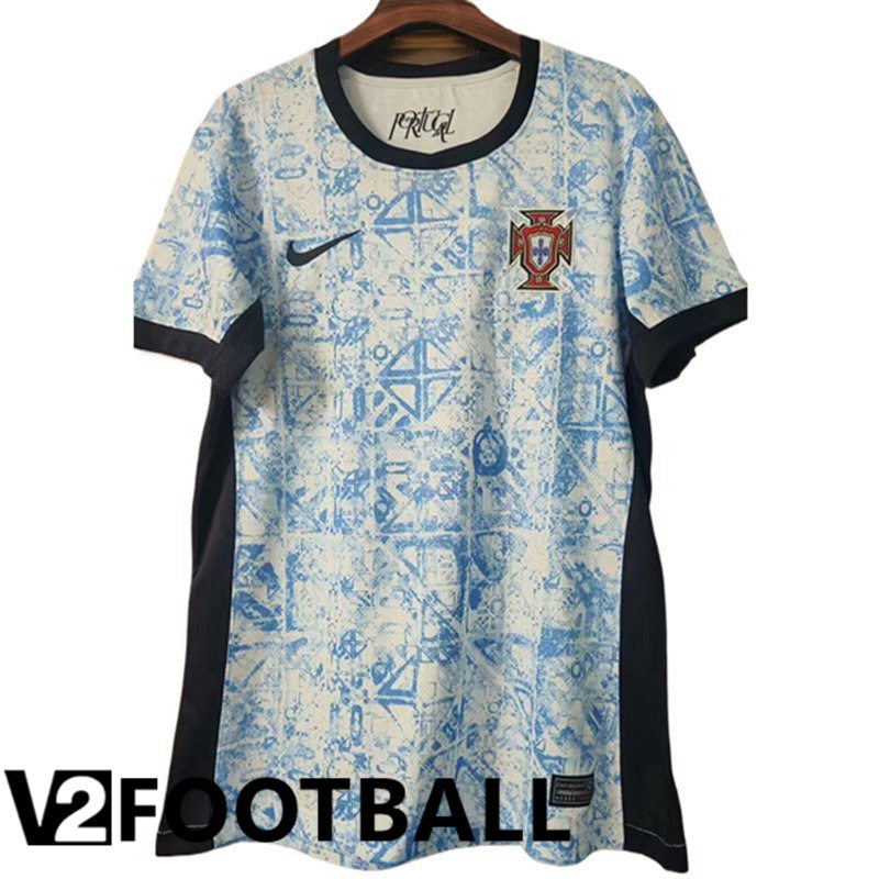 Portugal Womens Soccer Shirt Away 2024/2025