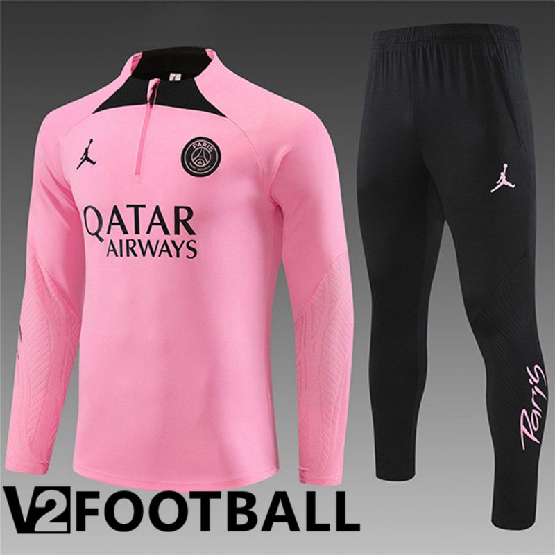 Jordan PSG Kids Training Tracksuit Suit Pink/Black 2024/2025