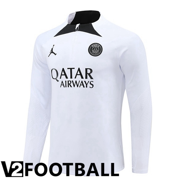 JORDAN Paris PSG Training Sweatshirt White 2024/2025