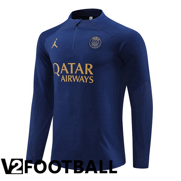 JORDAN Paris PSG Training Sweatshirt Blue Royal 2024/2025