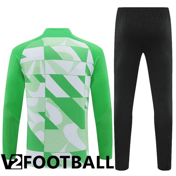 Atletico Madrid Training Tracksuit Suit Green 2024/2025