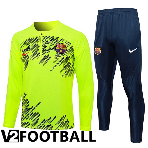 FC Barcelona Training Tracksuit Suit Green 2024/2025