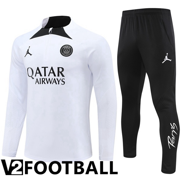 JORDAN Paris PSG Training Tracksuit Suit White 2024/2025