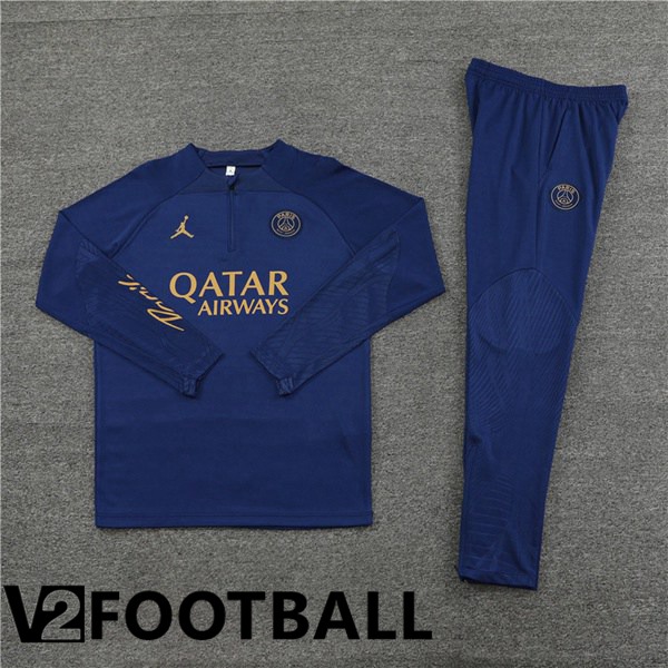 JORDAN Paris PSG Training Tracksuit Suit Blue Royal 2024/2025