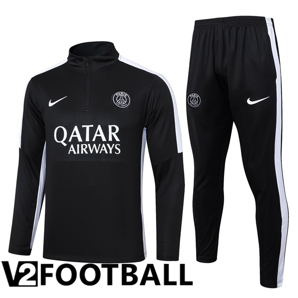 JORDAN Paris PSG Training Tracksuit Suit Black 2024/2025
