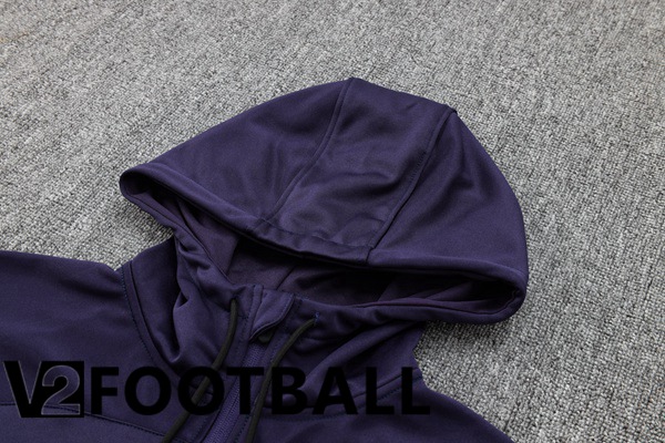 Paris PSG Training Tracksuit Windbreaker Purple 2024/2025