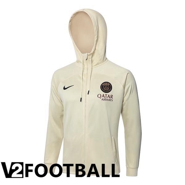 Paris PSG Training Jacket Windbreaker Yellow 2024/2025