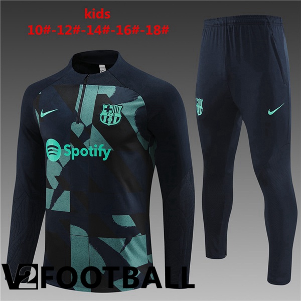 FC Barcelona Kids Training Tracksuit Suit Blue Royal 2024/2025