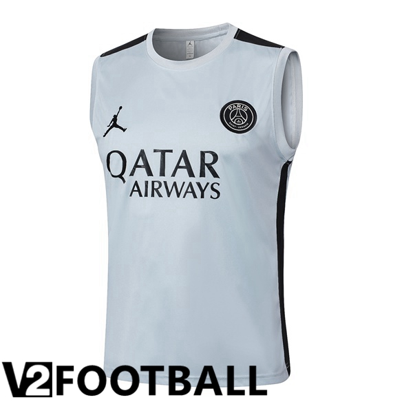 Paris PSG Soccer vest Grey 2024/2025