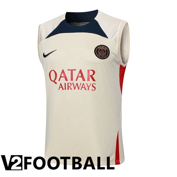 Paris PSG Soccer vest Yellow 2024/2025