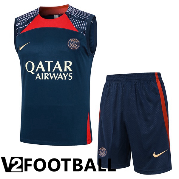 Paris PSG Soccer vest + Shorts Blue Royal 2024/2025