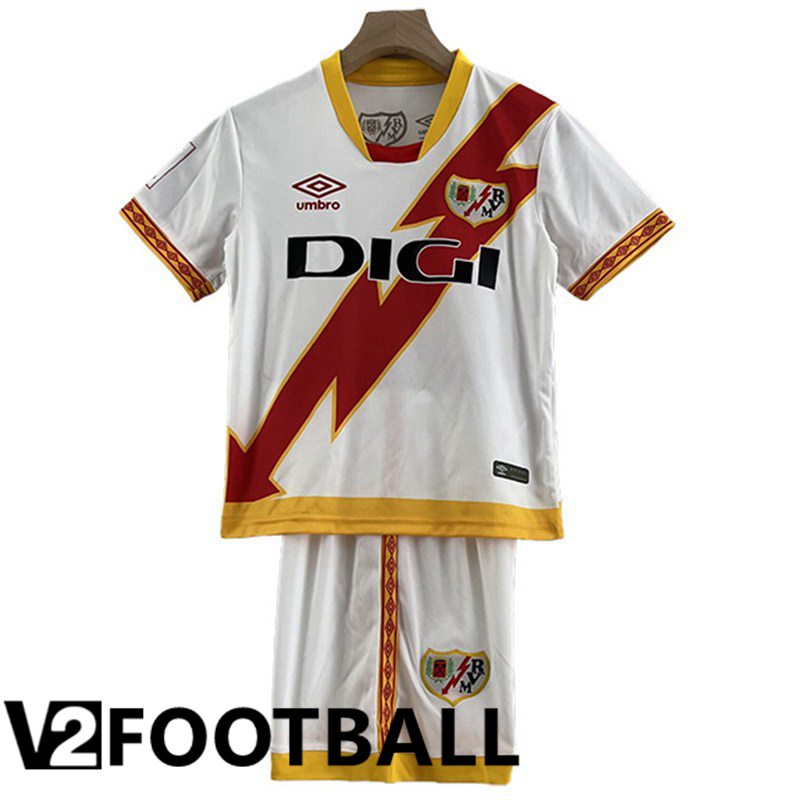 Rayo Vallecano Kids Soccer Shirt Home 2023/2024