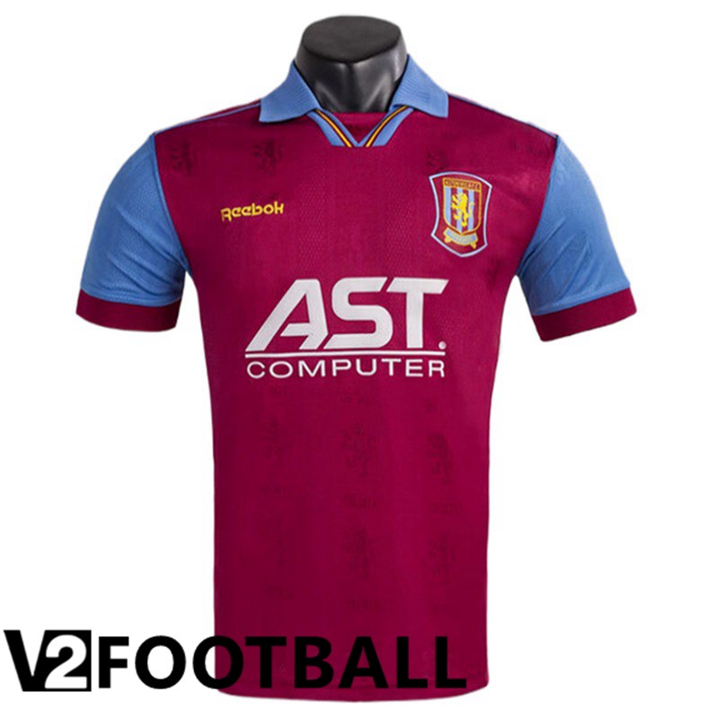 Aston Villa Retro Soccer Shirt Home 1995/1997