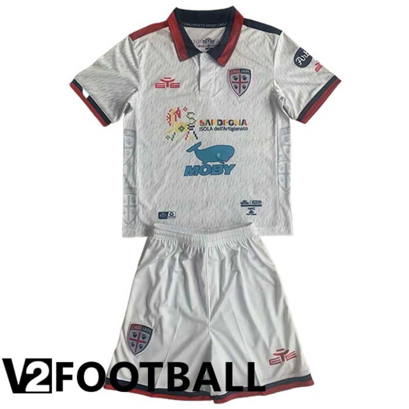Cagliari Kids Soccer Shirt Away 2023/2024