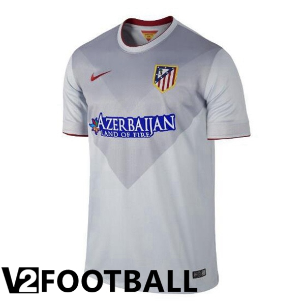 Atletico Madrid Retro Soccer Shirt Away Grey 2014-2015