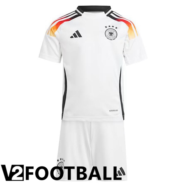 Germany Kids Home Soccer Shirt White 2024/2025