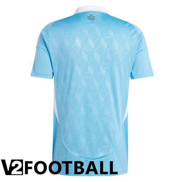 Belgium Away Soccer Shirt Blue 2024/2025