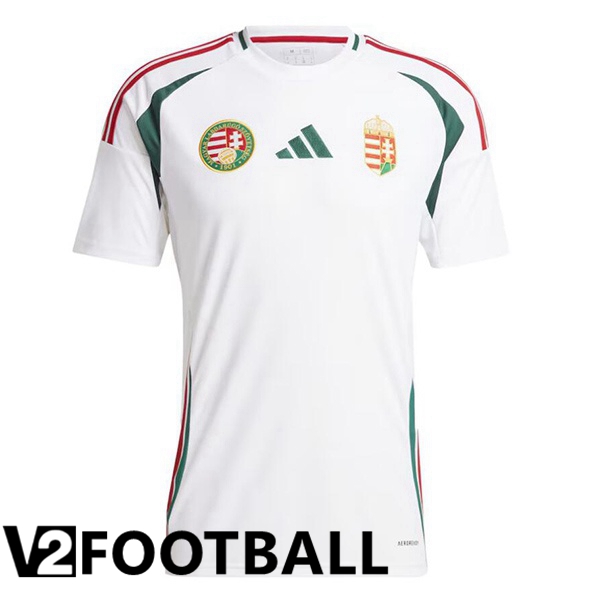 Hungary Away Soccer Shirt White 2024/2025