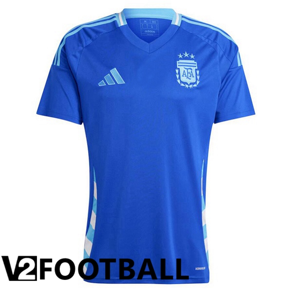 Argentina Away Soccer Shirt Blue 2024/2025