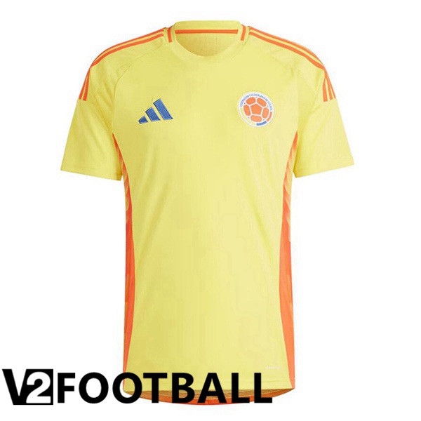 Colombia Home Soccer Shirt Yellow 2024/2025