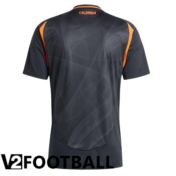 Colombia Away Soccer Shirt Black 2024/2025