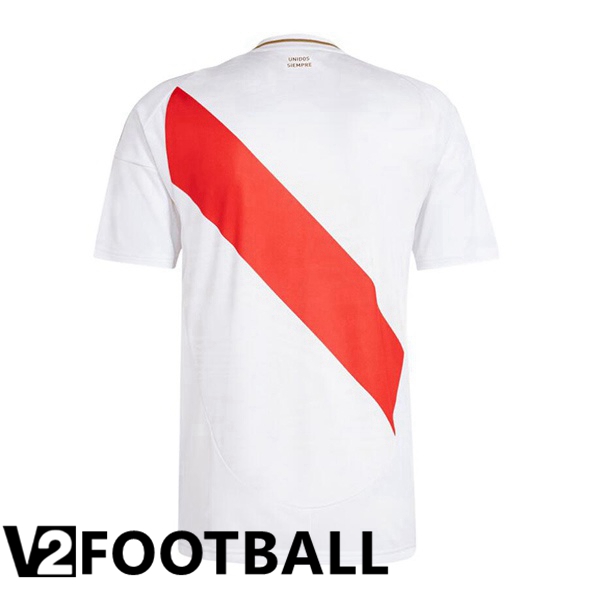 Peru Home Soccer Shirt White 2024/2025