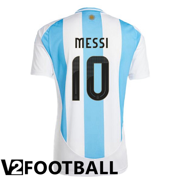 Argentina (MESSI 10) Home Soccer Shirt Blue White 2024/2025