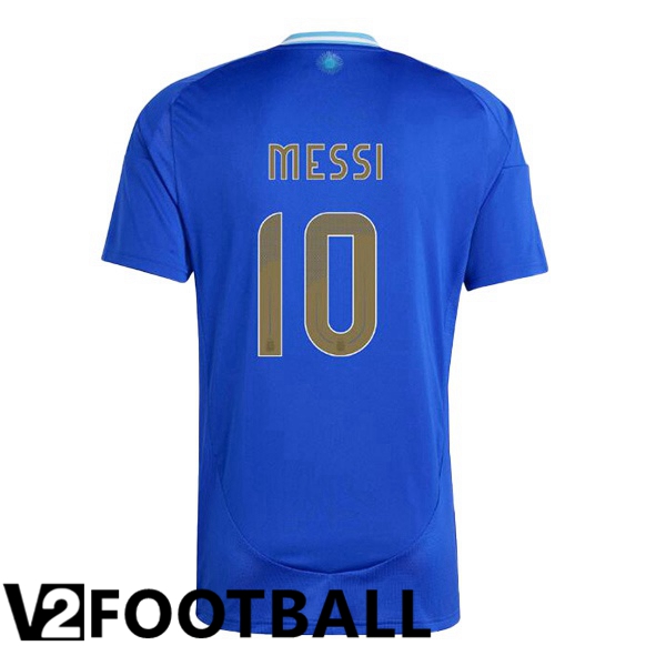 Argentina (MESSI 10) Away Soccer Shirt Blue 2024/2025