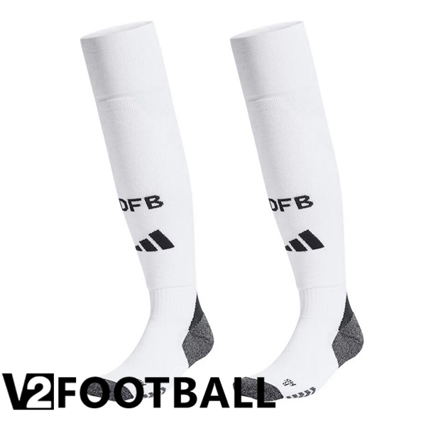 Germany Home Soccer Socks White 2024/2025