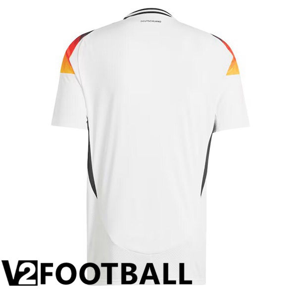 Germany Home Soccer Shirt White UEFA Euro 2024