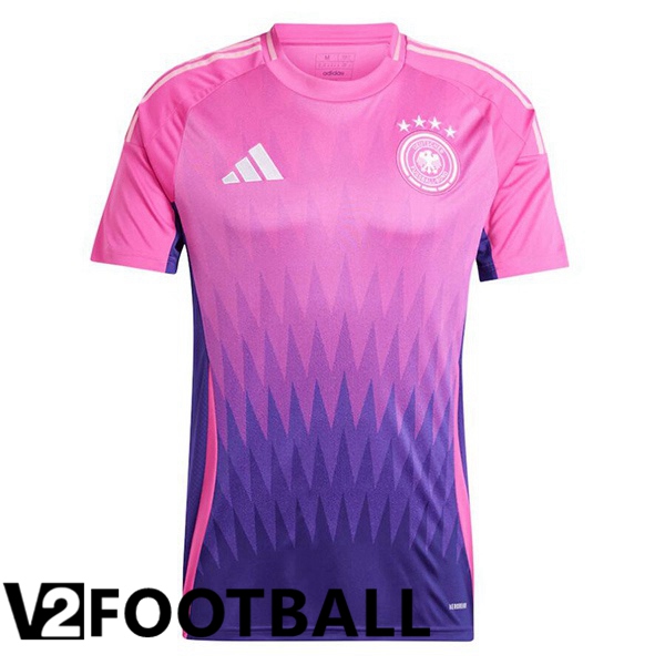 Germany Away Soccer Shirt Pink Purple UEFA Euro 2024