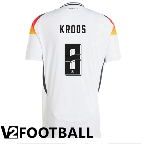 Germany (KROOS 8) Home Soccer Shirt White UEFA Euro 2024