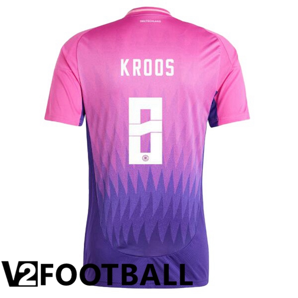Germany (KROOS 8) Away Soccer Shirt Pink Purple UEFA Euro 2024