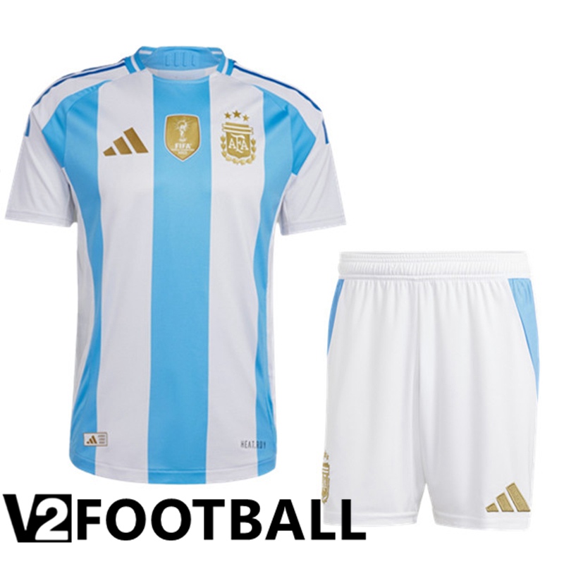 Argentina Kids Home Soccer Shirt 2024/2025