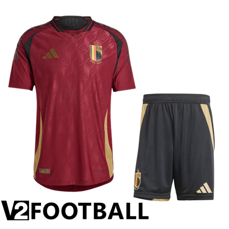 Belgium Kids Home Soccer Shirt 2024/2025