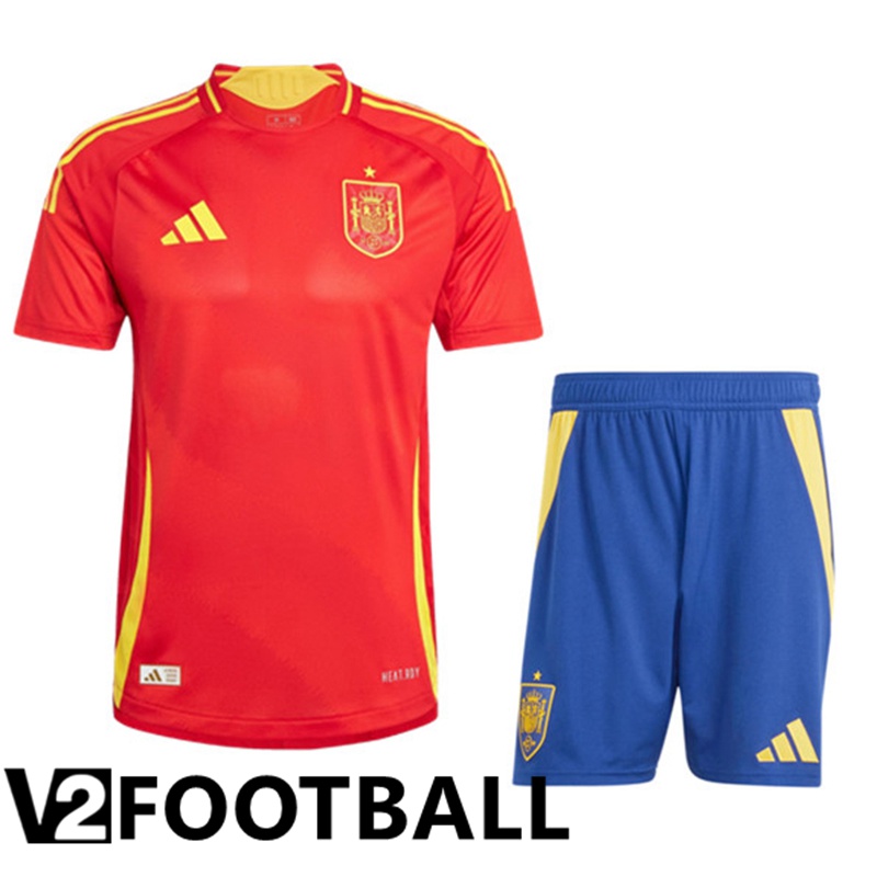 Spain Kids Home Soccer Shirt 2024/2025