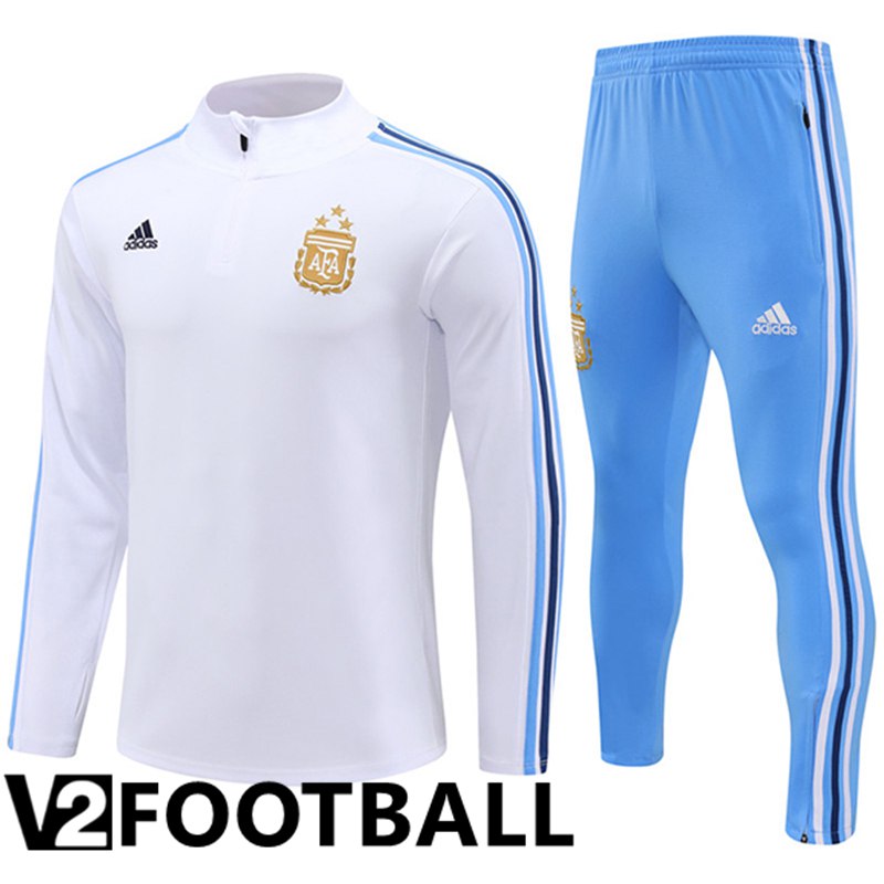 Argentina kit Training Tracksuit White/Blue 2024/2025