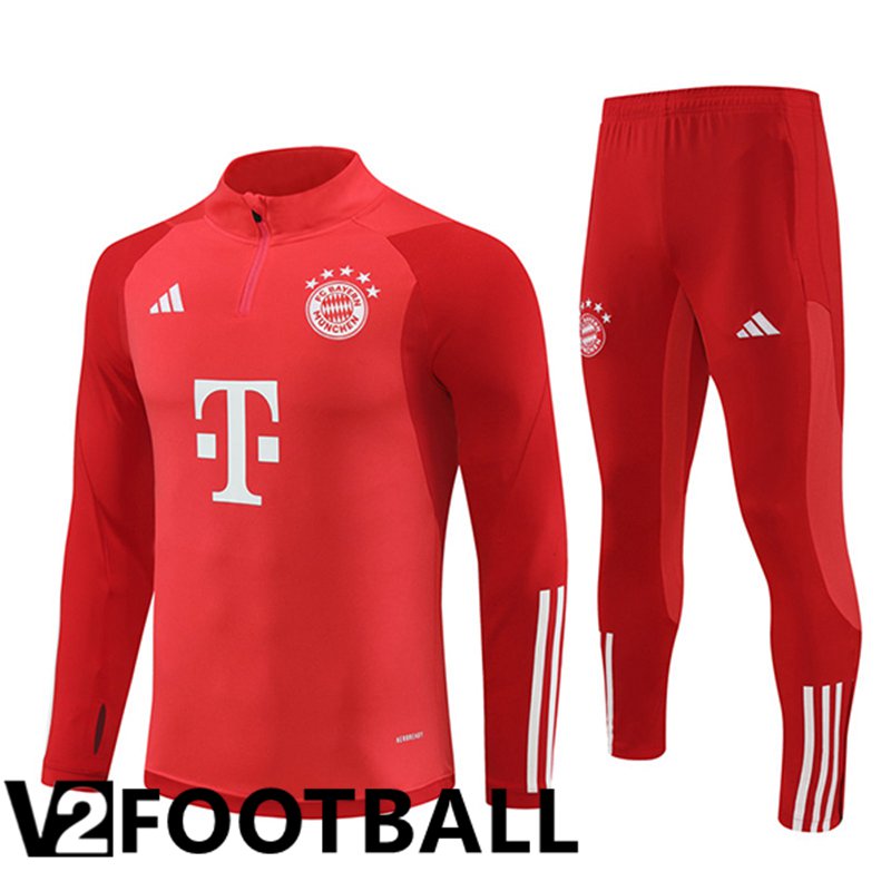 Bayern Munich kit Training Tracksuit Red 2024/2025