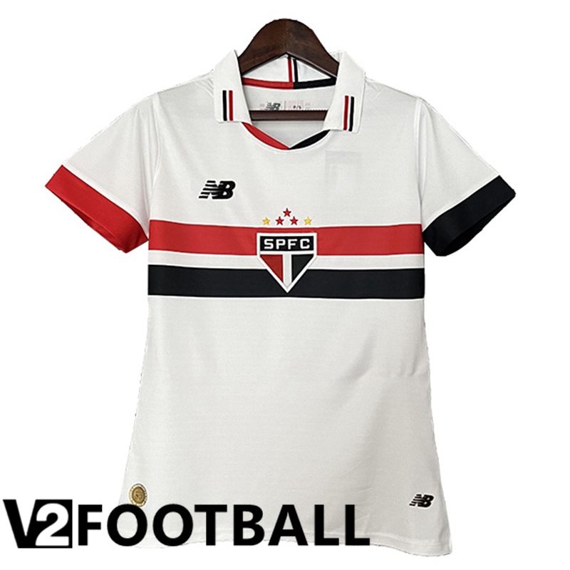 Sao Paulo FC Womens Home Soccer Shirt 2024/2025