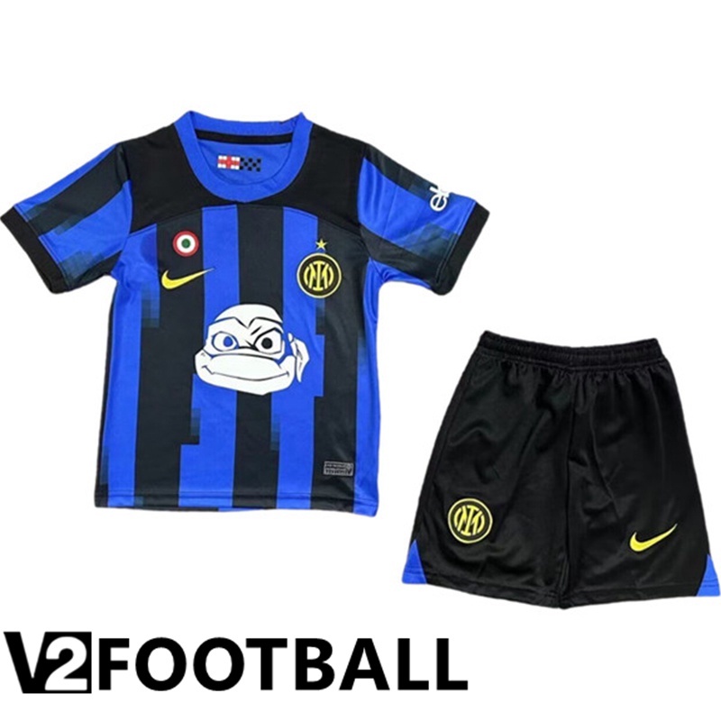 Inter Milan Kids Soccer Shirt Ninja Turtles Special Edition 2023/2024