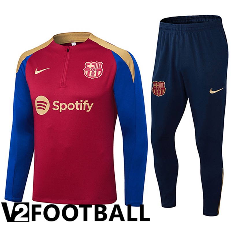 FC Barcelona kit Training Tracksuit Red/Blue/Yellow 2024/2025