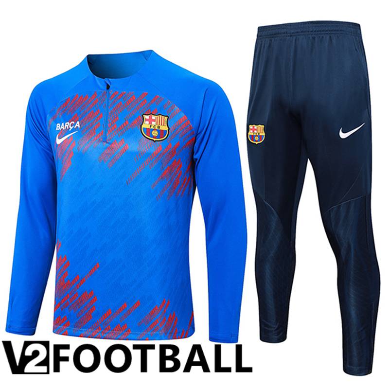 FC Barcelona kit Training Tracksuit Blue/Red 2024/2025