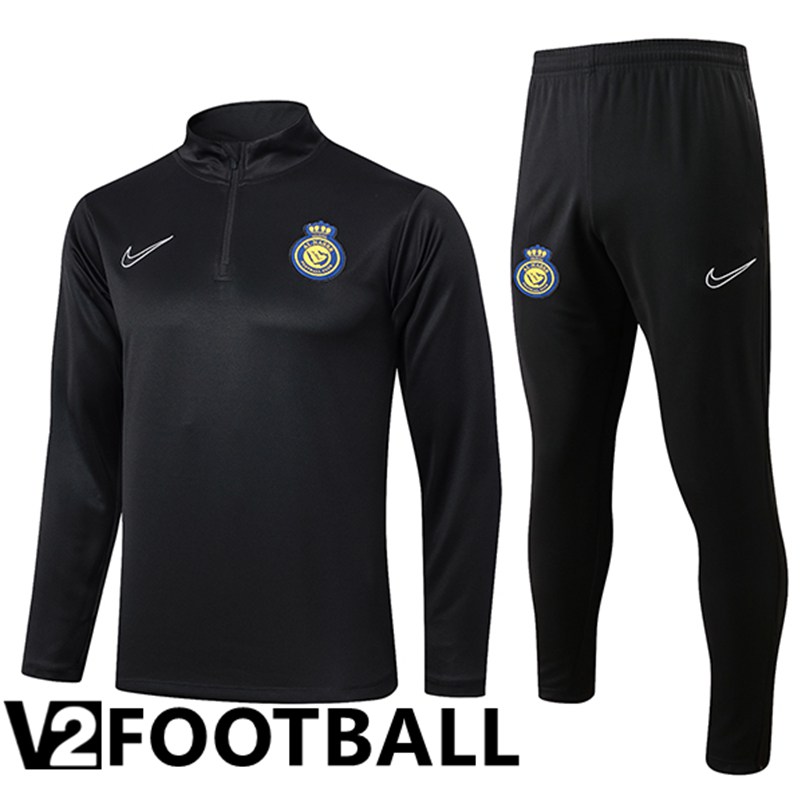 Al-Nassr FC kit Training Tracksuit Black 2024/2025