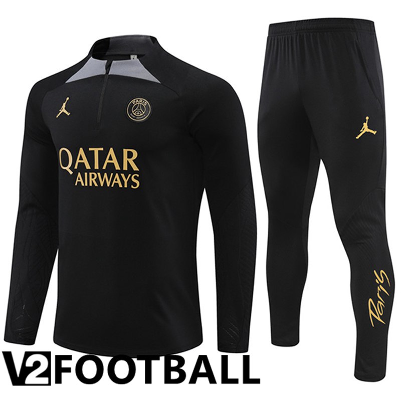 PSG kit Training Tracksuit Black 2024/2025