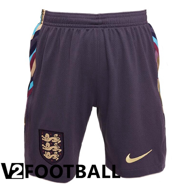 England Away Soccer Shirt Purple 2024/2025