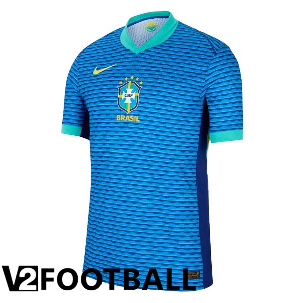 Brazil Away Soccer Shirt Blue 2024/2025