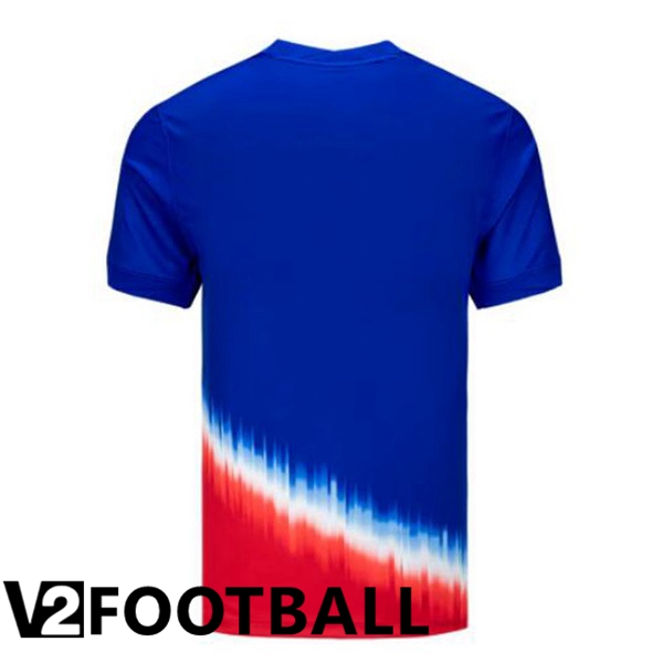 USA Away Soccer Shirt Blue 2024/2025