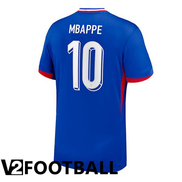 France (MBAPPE 10) Home Soccer Shirt Blue 2024/2025