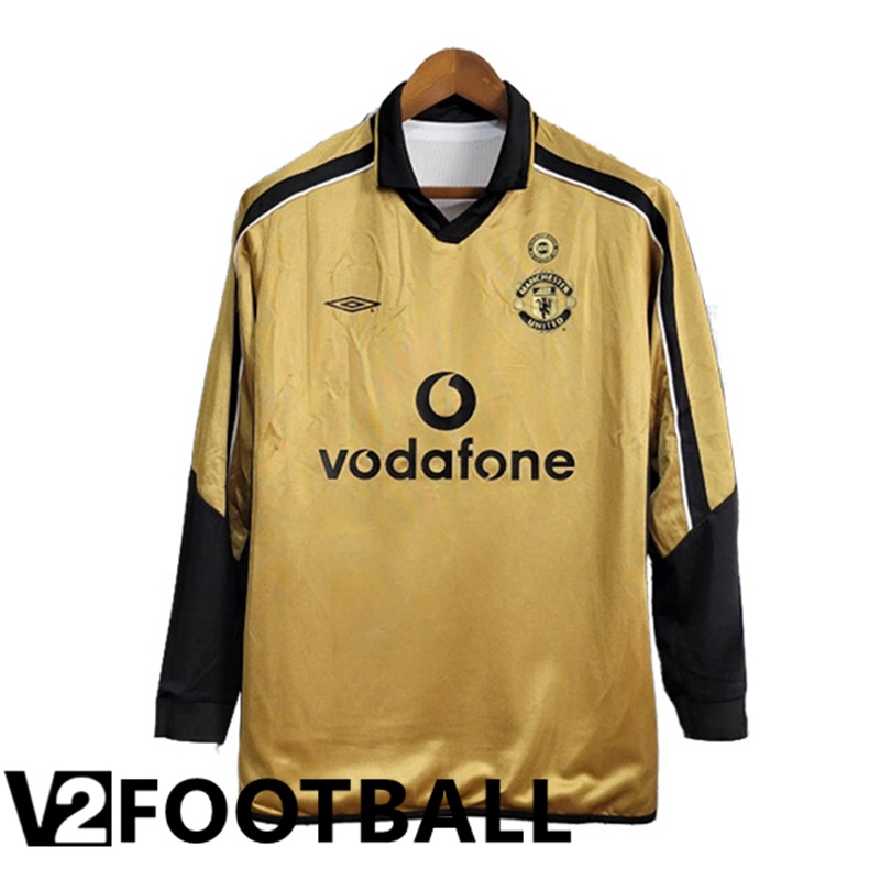 Manchester United Retro Third Soccer Shirt Long Sleeve 2001/2002