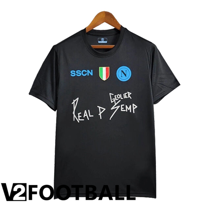 SSC Napoli Soccer Shirt Black 2024/2025